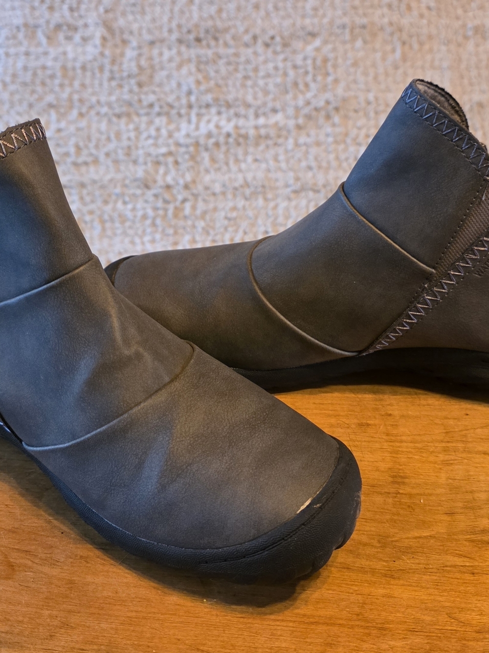 Jbu Women’s Casual Ankle Boots in Charcoal - Comfortable Everyday Style